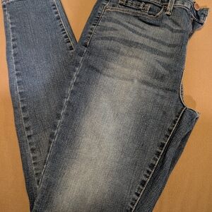 Signature by Levi Strauss Dark Blue Ankle Jeans